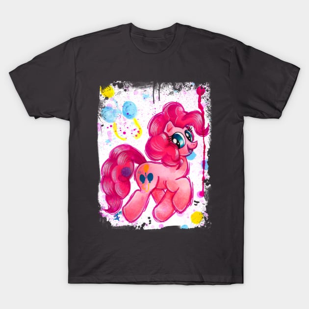 Pinkie Pie T-Shirt by JerZyTattoos